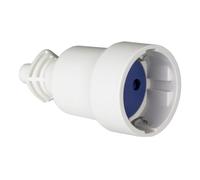 Base bipolar blanca TTL, 707CB, con solera. Ideal para instalaciones eléctricas y conexiones seguras.