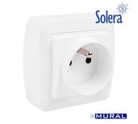 Base bipolar con sistema frances 74x72x28mm s. mural solera mur60fu
