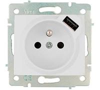 Base bipolar con t/tl 16a 250v con usb con obturador s.europa solera erp60fusb
