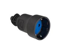 Base bipolar de caucho negra TTL con solera, ideal para conexiones eléctricas y aplicaciones electrónicas.