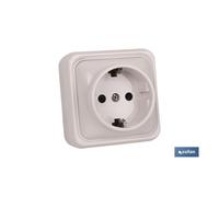 Base bipolar superficie modelo atlantis 16a. blanco