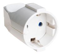 Base bipolar TTL blanca 16A 250V, ideal para conexiones eléctricas seguras y eficientes en instalaciones domésticas y comerciales.