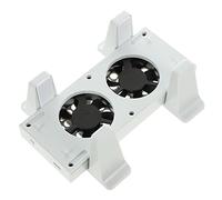 Base con Ventilador de Refrigeración Blanco Abs, Velocidad Ajustable | Decoracion Verano, 3 Colores Led, Dos Puertos USB y Memoria Inteligente, Dos Métodos de Instalación