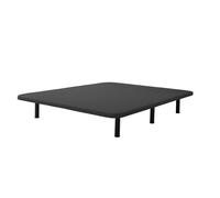 Base de cama tapizada 3d negro 160x200cm