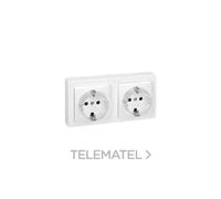 Simon - 73433-50 base schuko doble monobloc s-73 loft bl Ref. 6557360358