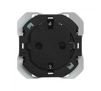 Base de enchufe clean Schuko negro mate Simon 270 - 20000434-098