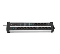 Brennenstuhl Regleta Premium-Protect-Line 14 vías con protección contra sobretensión y carga USB
