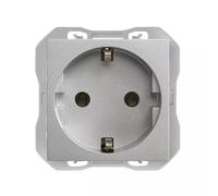 Base de enchufe Schuko aluminio Simon 270 - 20000432-093