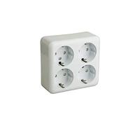 Base schuko de 4 tomas 16a/250v~ electro dh 36.470/4b/b 8430552106981