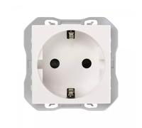 Base de enchufe Schuko embornamiento rápido blanco Simon 270 - 20000472-090