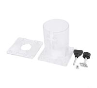 Base de enrutador de plástico transparente para máquinas recortadoras de bordes de carpintería RT0701C y WU601, accesorio resistente a las grietas para fresado preciso, diámetro del agujero interior