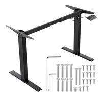 Base de escritorio ajustable eléctricamente – Estructura para estación de trabajo de pie y sentado, color