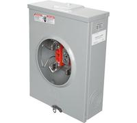 Base del metro U7040-XL-TG-HSP, 200A, 600VAC, 4 mandíbulas, servicio OH/UG, 1PH, Ringless