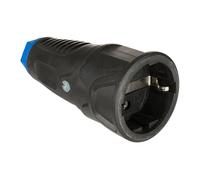 Base movil 2p+t 16a 250vcaucho color negrosolera 17