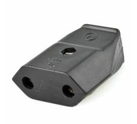 Base móvil negra de 4.8 mm de grosor, con una duración de 10 años, perfecta para construir estructuras y facilitar el movimiento de objetos.