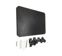 Base móvil para ToughBuilt para cajas Stacktech con ruedas de bloqueo | Se adapta a Toughbuilt para stacktech, marco de acero al carbono, giro de 360 grados, ruedas de bloqueo