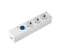 Simon Base Multifix BM140209 – 3 tomas con interruptor – Blanco