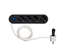 Simon Base múltiple BM712401 – 4 tomas 1,4 m con interruptor (fajín)