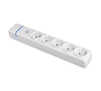 Base múltiple 5 Tomacorrientes sin Cable con interfono y Aislamiento, para distribución eléctrica Segura y eficiente en Espacios múltiples.