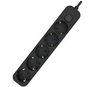 Base Multiple 5T C/INT C/Cable 1,5m Negra EB