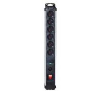 Base multiple 6 enchufes interruptor cable 1,5m pro
