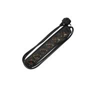 base multiple 6 tomas t/tl 10/16a schuko 1,5m 3x1,5mm negra