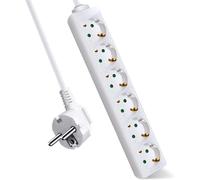 Base multiple avant 6 tomas 1.5m blanco 3g 1.5mm2 max3680w
