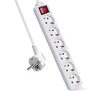 Base multiple avant 6 tomas 3m + interruptor 3g 1.5mm2 max3680w