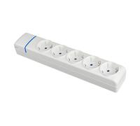 Base múltiple de 5 tomas 2p+t, 16a 250v. 8005p solera