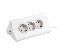 Base multiple Momo 3 tomas 2P+TT 16A y 2 Puertos USB Legrand 694810Gris/Blanco