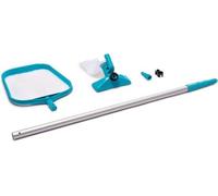 Base para la limpieza de piscinas elevadas, red de aspiración, accesorios