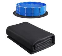 Base para piscina VEVOR, de 4,5 metros, para piscinas elevadas. Lámina de protección de alta resistencia que evita pinchazos. Alfombra para piscina fabricada con material geotextil, que prolonga la vi