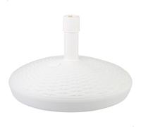 Base para Sombrilla con Rosca Ajustable, 58x58x35 Cm, Blanco