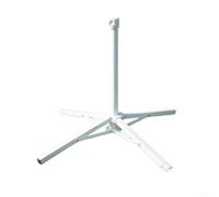 Base para Sombrilla de para acero Plegable 4 Patas para soporte Parasol Jardín para terraza Patio Exterior Viento 53x10cm