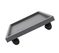Base PP Resina Bandeja para Macetas, 260mm con Ruedas para Interior | Diámetro Exterior 290mm, Diseño Rodante, Mueve Tiestos con Facilidad, Balcón y Hogar, Varias Medidas