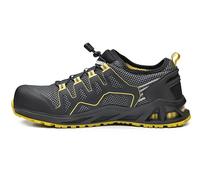 Base Protection B1006 Zapatos de Seguridad Transpirables Doble Densidad | Negro/Amarillo, 42, S1PS EN ISO 20345, Unisex, Plantilla Resistente a Perforación, Calzado Antiestático, Absorción de Golpes