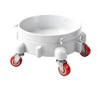 Base rodante de cubo - Ruedas de cubo giratorias de 360 grados de 5 galones, base móvil con ruedas de soporte de de deslizamiento liso, de de cubo de plataforma rodante de onz