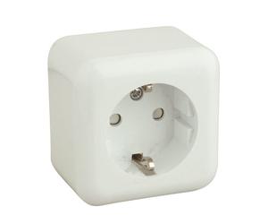 Base schuko 16a/250v~ color blanco electro dh 36.470/b/b 8430552106967