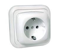Base schuko con toma de tierra 16a/250v~ electro dh 36.480/b, color bl