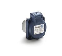 Base Schuko Industrial empotrar 2P+TT 16AFAMATEL 13956 230V IP54 Europa 2 conexiones horizontal