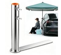 Base Sombrilla, Soporte Sombrilla Terraza Exterior, ParagüEro PortáTil, | Material De Acero Inoxidable Desmontable Y FáCil De Transportar Durable Adecuado Para Camping/Exterior (Solo Soporte)