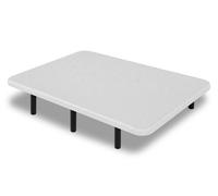 Base tapizada 105 x 200 cm blanco - patas 25 cm - tejido 3d antideslizante - estructura resistente - 100% transpirable