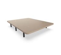 Base tapizada nalui 150x190 de acero con patas de altura 25cm y 5 barras transversales, tejido 3d | fabricado en españa