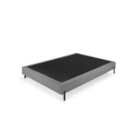 Base tapizada tejido yute ceniza 150x200cm renoir somnalis