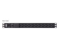Basic 1U PDU with surge protection 10A