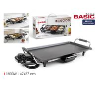 Basic Home Plancha de Asar Eléctrica 1800W 47x27cm de 2 unidades