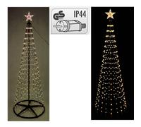 Basics Árbol de navidad con estrella, 550 LED luz cálida, ø90 x 300 cm