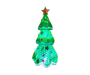 Basics Árbol de Navidad Hinchable con Luz, 110 x 110 x 240 cm