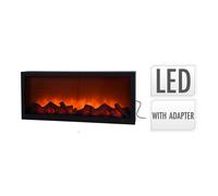 Basics Chimenea de LED decorativa 57 x 10 x 25 cm
