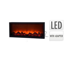 Basics Chimenea de LED decorativa 57 x 10 x 25 cm
